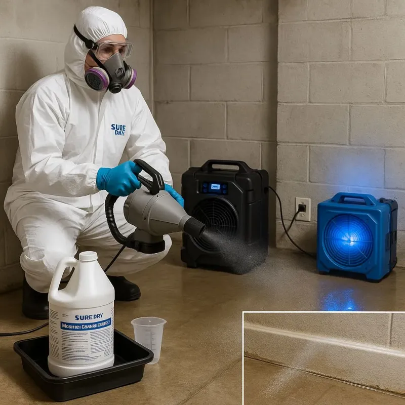 Sanitization and Odor Removal process in Hilliard, FL